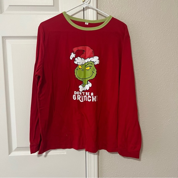Grinch Don’t Be a Grinch Christmas Pajama Set Women’s XL - Picture 10 of 16